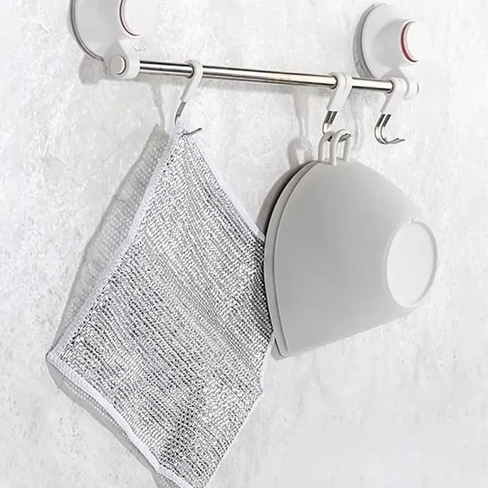 Brighthomey Kitchen Steel Wool Scrubber for Cookware, Sinks, Dishes