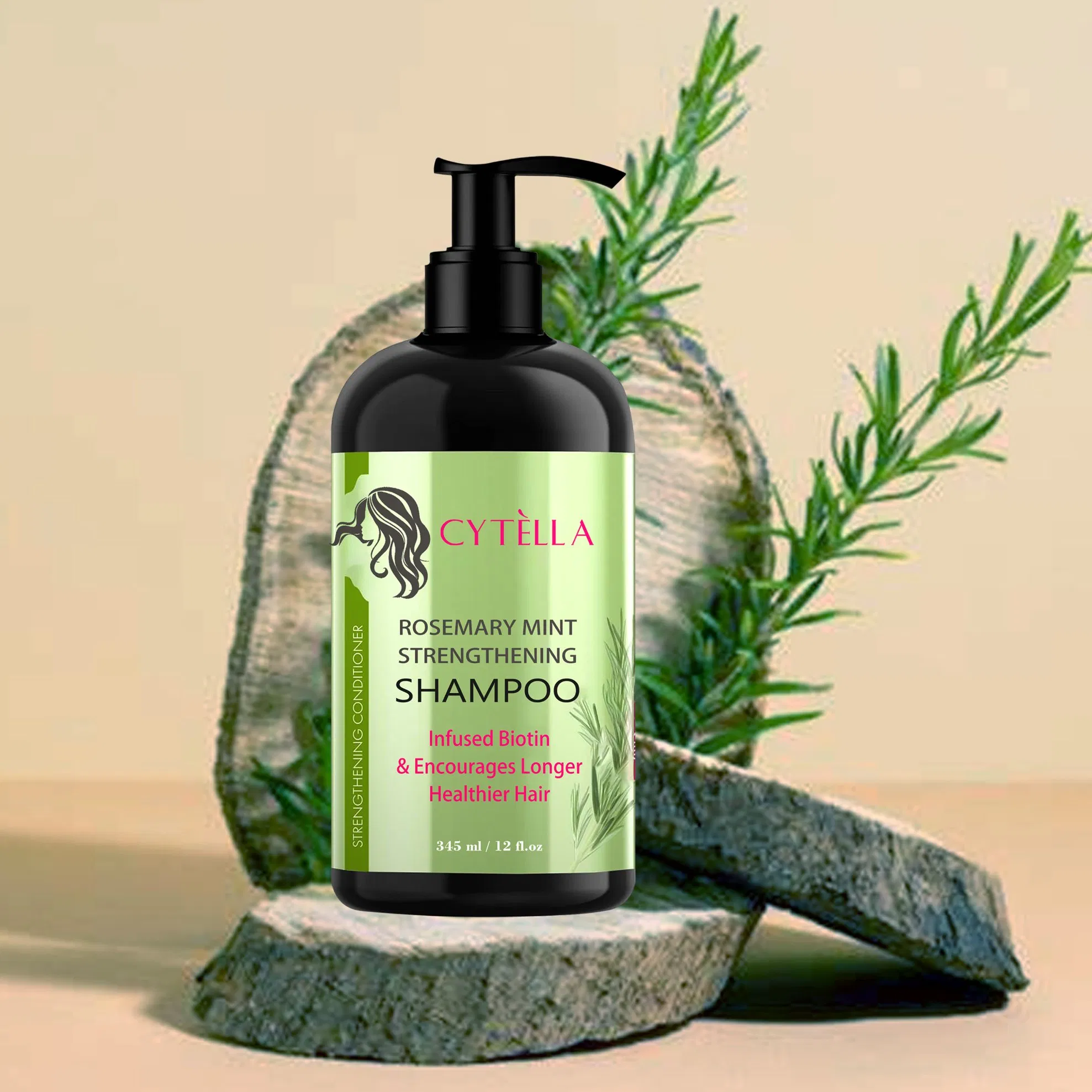 Cytella Rosemary Mint Strengthening Shampoo