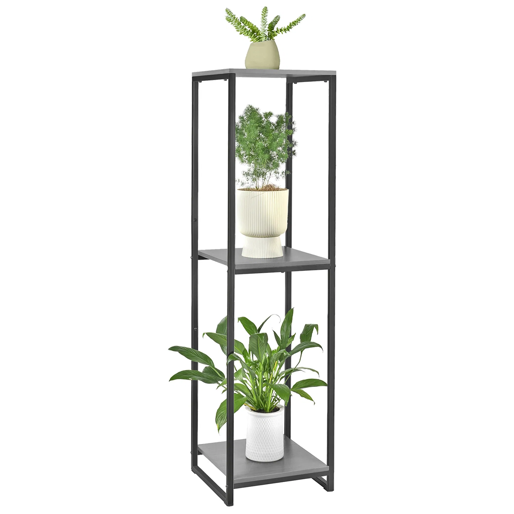 Multi-Layer Rust-Proof Easy to Install Space-Saving Indoor Display Plant Stand