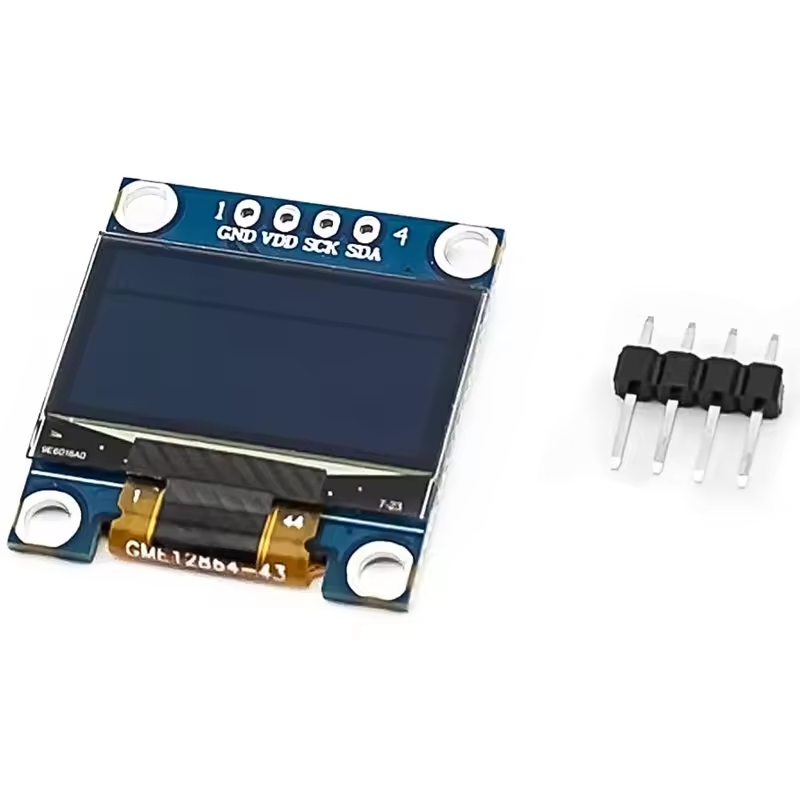 0.96 Inch 128X64 Pixel OLED Display Screen Iic Serial Display Screen Board for Arduino Raspberry Pi 4