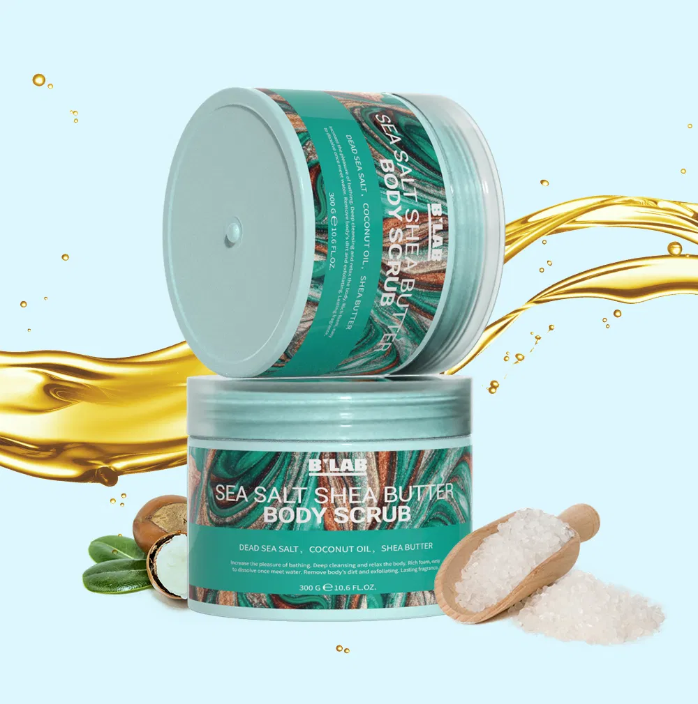 OEM Exfoliating Body Scrub Organic Dead Sea Salt Nourishing Exfoliator Body Scrub