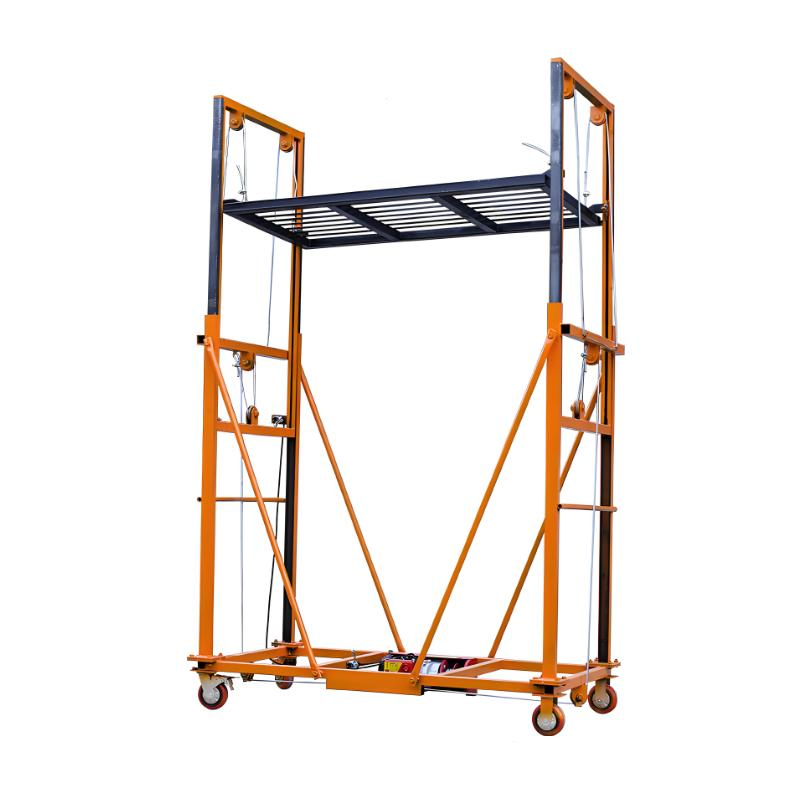8m Lifting Height 500kg Capacity Elevated Mobile Lift Table/Electric Wall Construction Scaffolding Platform/Electric Scaffolding