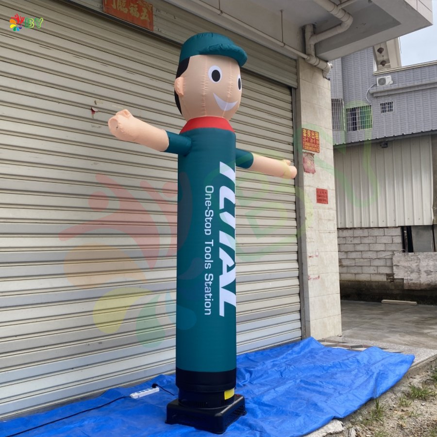 Customization Inflatable Beckon Air Dancer Art-Work Inflatable Wave Sky Dancer for Selling