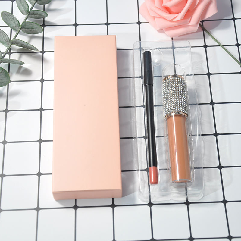 Wholesale Custom Logo Lip Kit Matte Liquid Lipstick and Lip Liner Set Private Label Lipstick Set