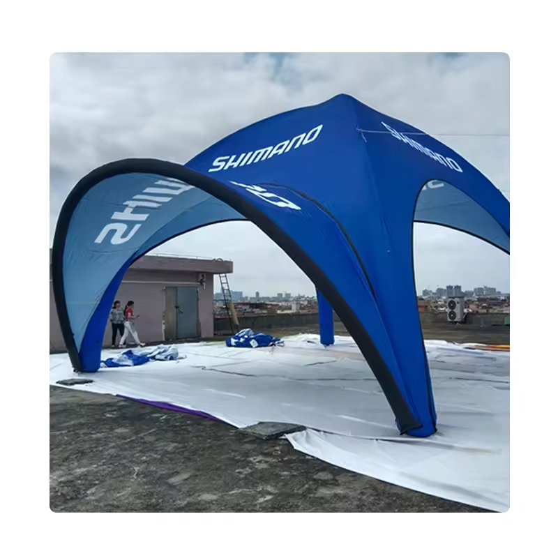 Free Design Custom Logo Tent Airtight Waterproof Inflatable Tent for Outdoor Events 4 X 4m Gazebo Inflatable Sealed Air Tent