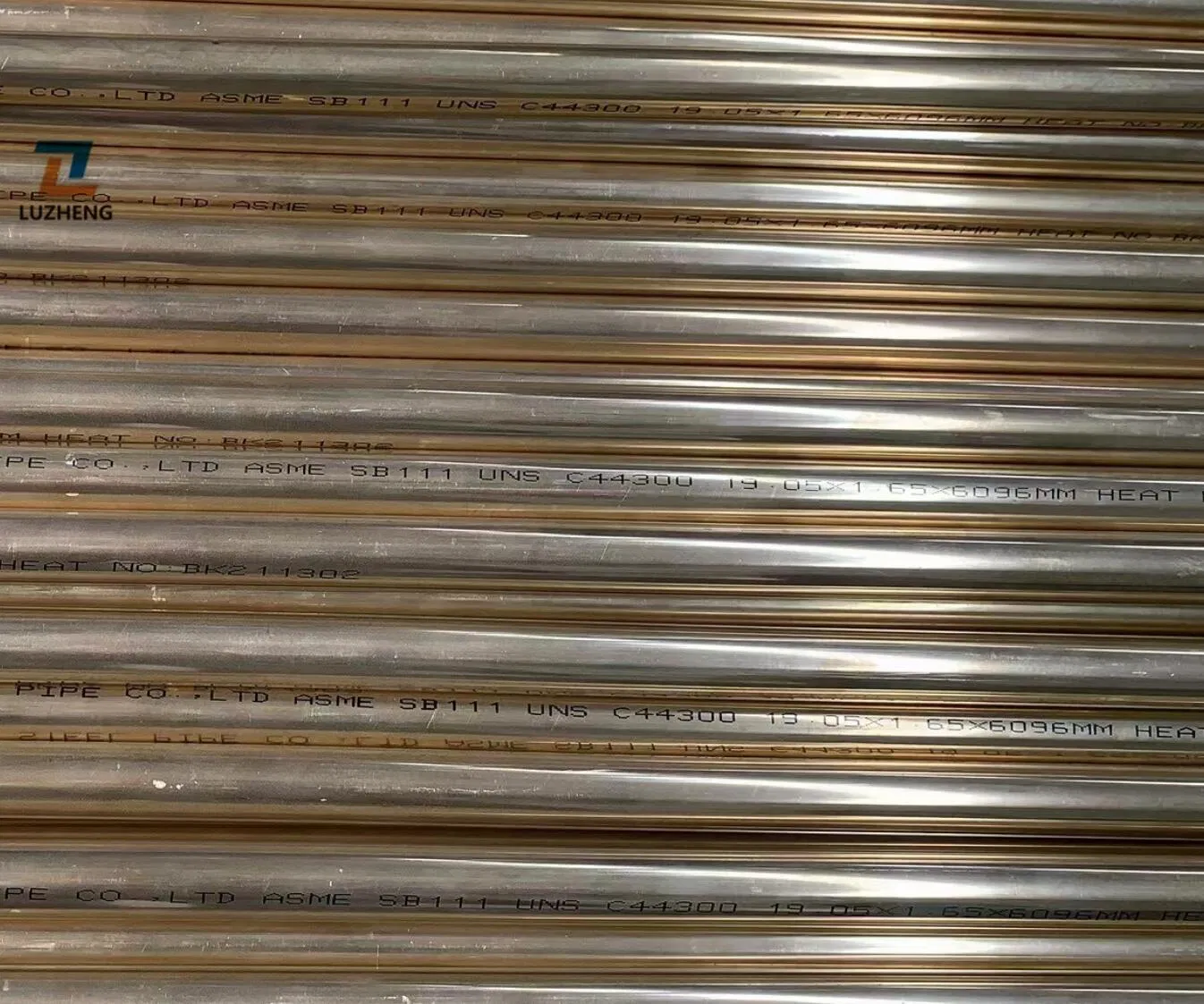 Air Cooler Condenser Seamless Cooper Alloy Tubes ASTM B111 B111m
