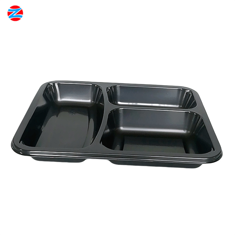 Food Grade Disposable Cpet Tray Plastic Fast Food Package Tray Cpet Tray Manufacturers