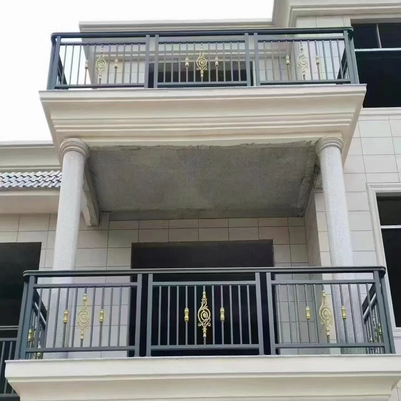 16. Easy Install Outdoor Metal Aluminum Aluminium Post Garden Outdoor Security Fence Stair Staircase Railing