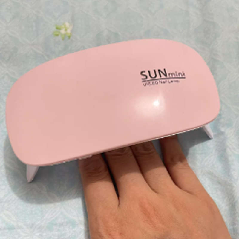 Mini 6W UV LED Nail Lamp Portable Gel Light Mouse Shape Pocket Size Nail Dryer with USB Cable