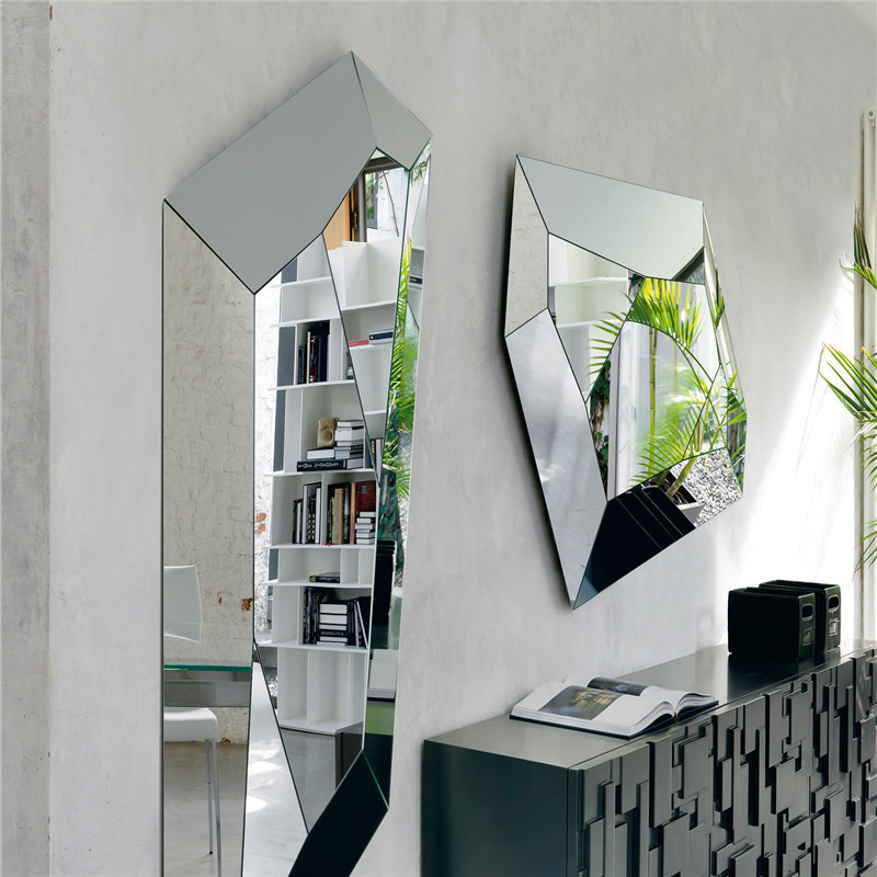 Wooden Crate Clear All Size Aluminum Mirror Glass