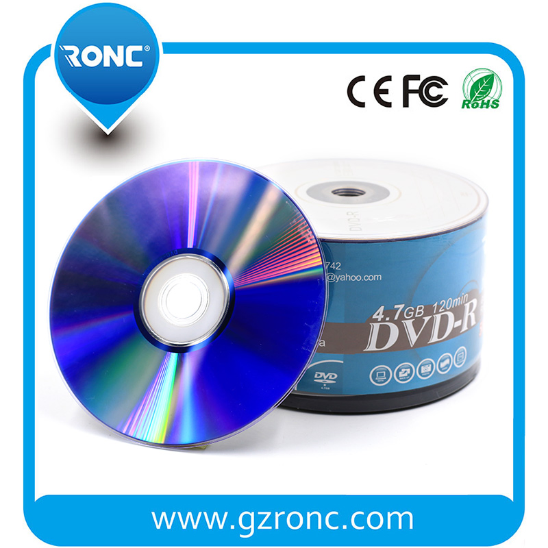 China Wholesale Ronc DVD-R 4.7GB 16X Virgin Material Printing Blank DVD-R