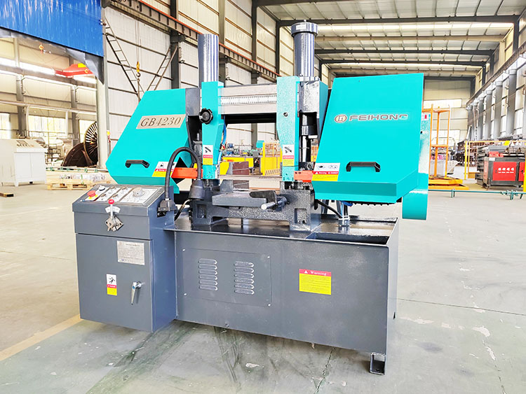 Ленточная пила по металлу двухколонная промышленная