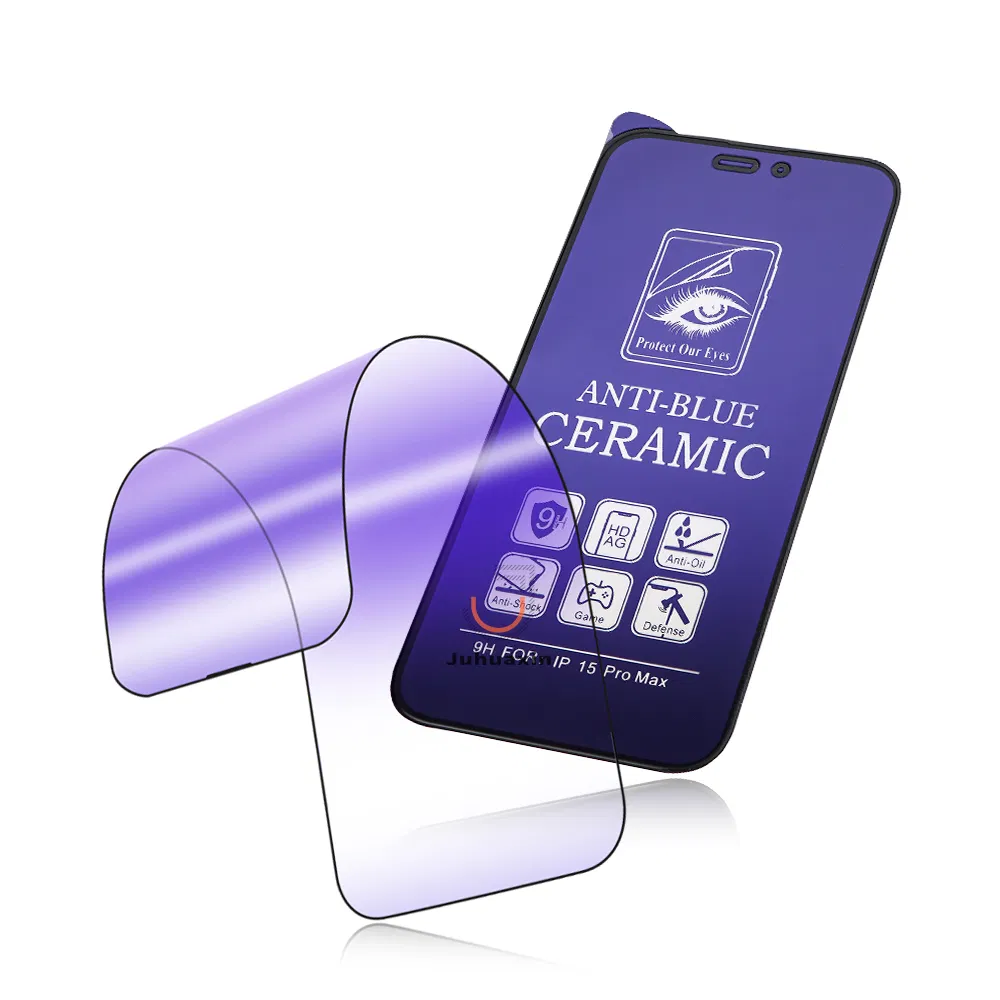 Защитная плёнка 9D Ceramic для iPhone 15 PRO Max, Samsung, Motorola