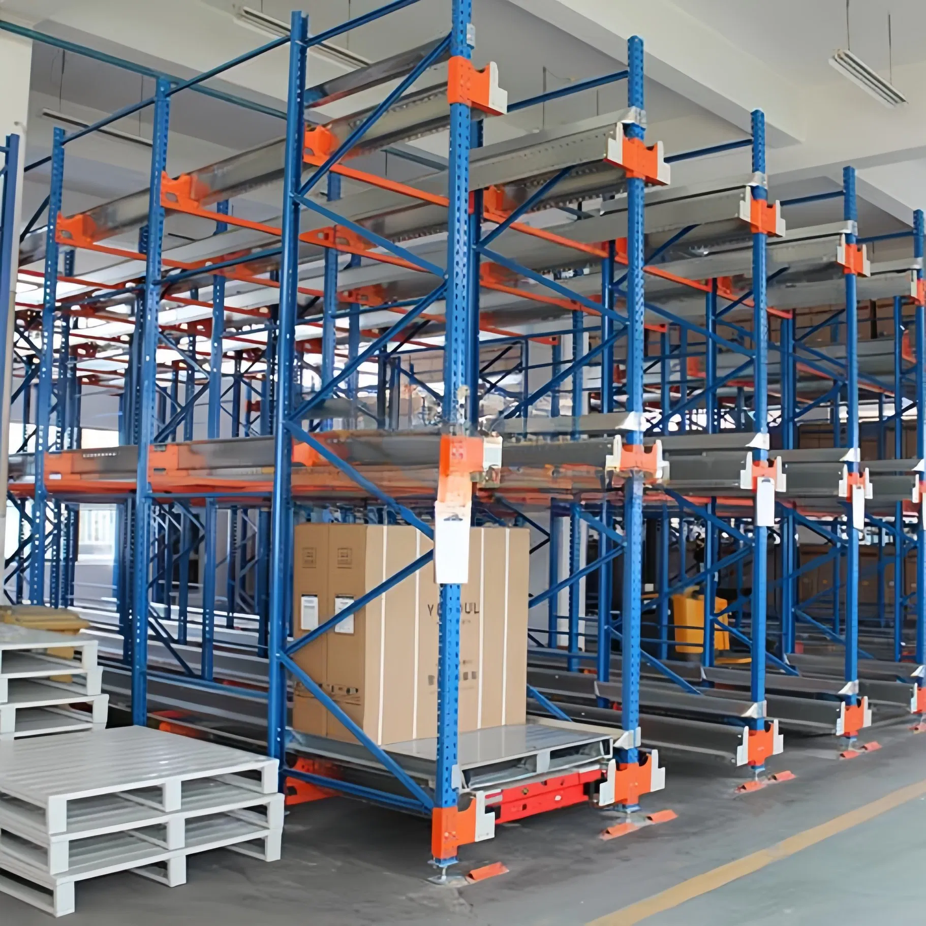 Racking System Shuttle Warehouse High Tech Shelving Radio Shuttle Pallet Racking