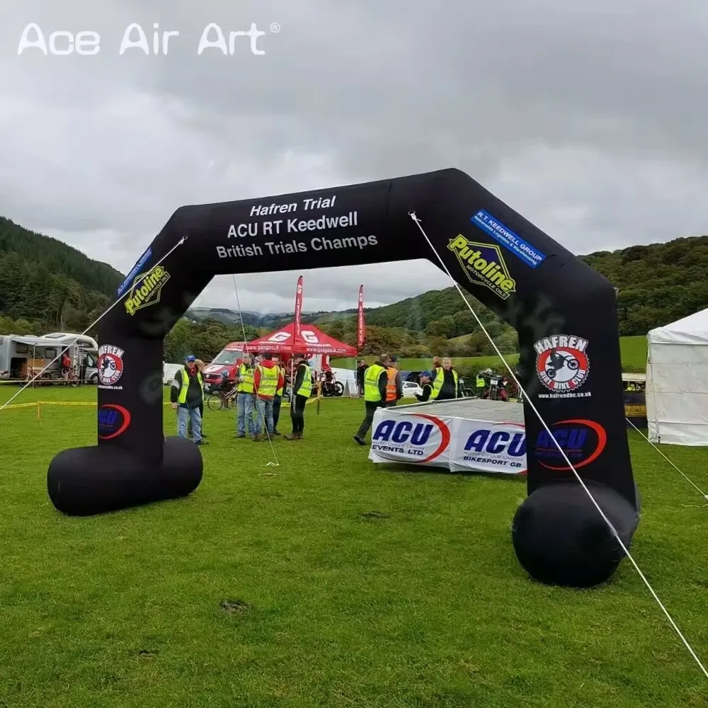 Advertising Customized Inflatable Race Running Arch Finish Line and Start Line Gate for Sports and Bicycle Event