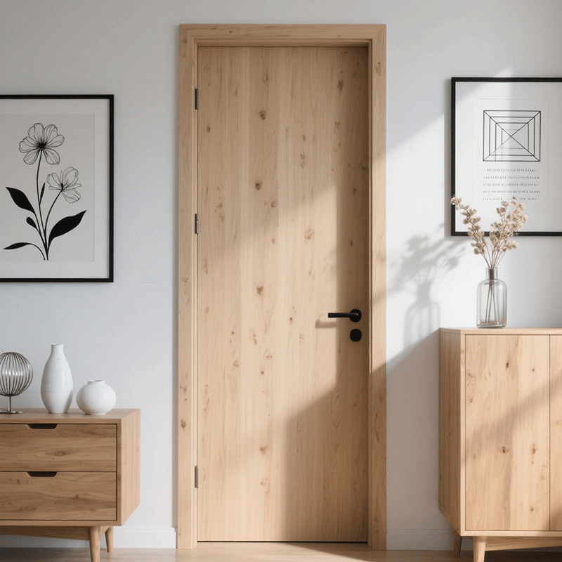 Oufei China Factory Stylish Waterproof WPC Interior Door with Custom Options for Home