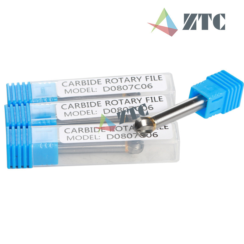 Double Cut Tungsten Carbide Rotary Burr for Metal Cutting or Deburring