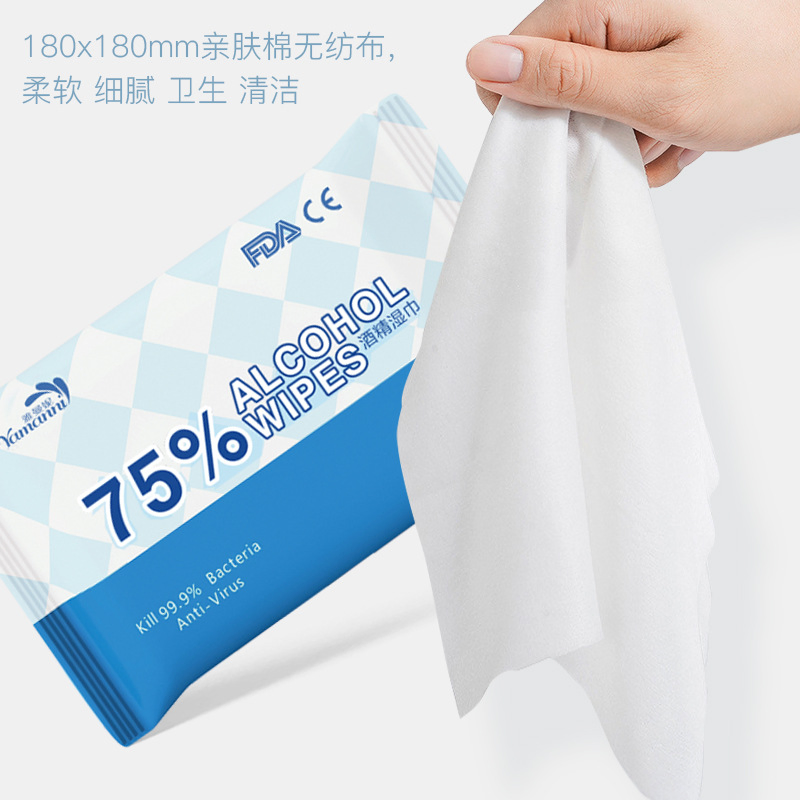99.9% Antibacterial Kitchen Bathroom Long-Lasting Sanitizing Wet Wipes