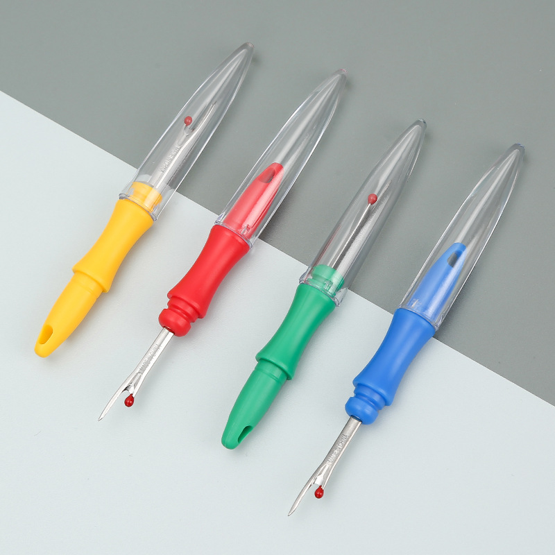 Heavy Duty Colorful Seam Ripper Seam Rippers for Sewing Tool Handy Stitch Ripper Sewing Stitches Sewing Tools-Clear Cap