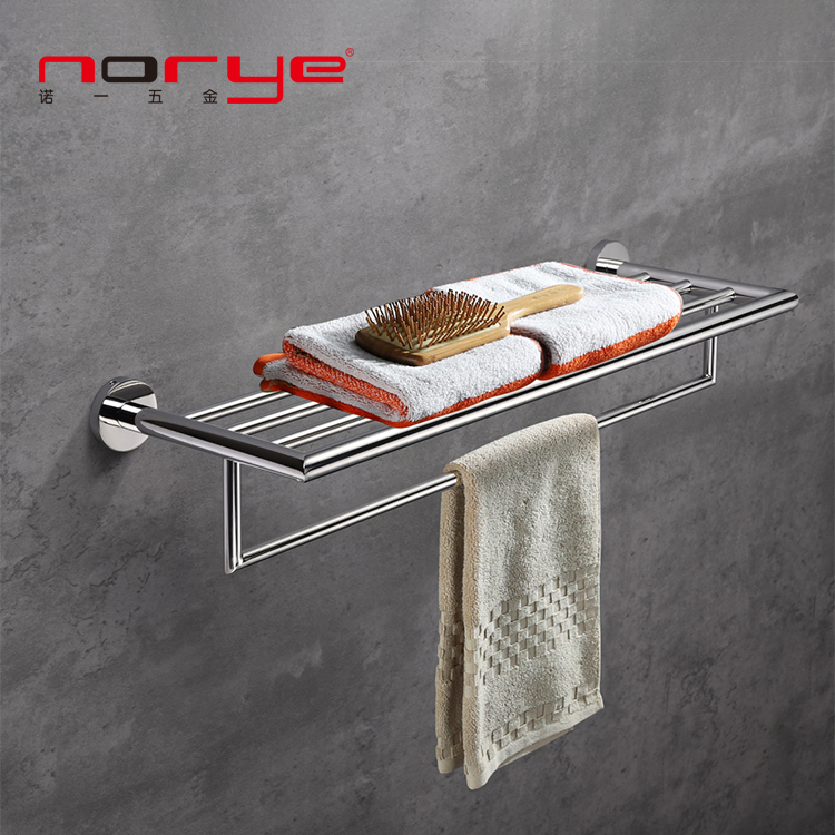Double Layer Towel Rack for Bathroom Accessories Stainless Steel 304