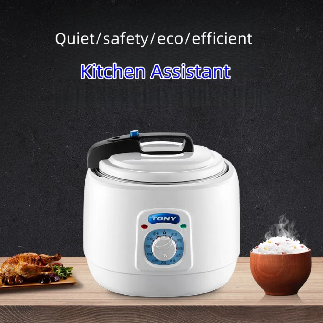 Compact Rice Cooker with Smart Auto and Manual Steam Release