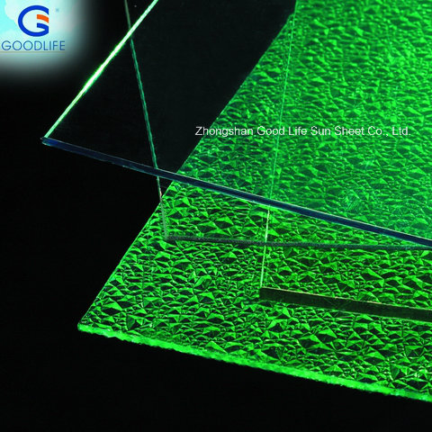 6mm Frosted Blue Polycarbonate Twin Wall Sheet for Roof of Office Building