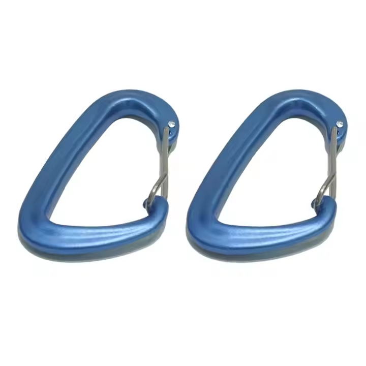 Heavy Duty Aluminum Alloy Climbing Carabier Safety Hooks Outdoor Backpack Camping Carabiner Keychain Clip