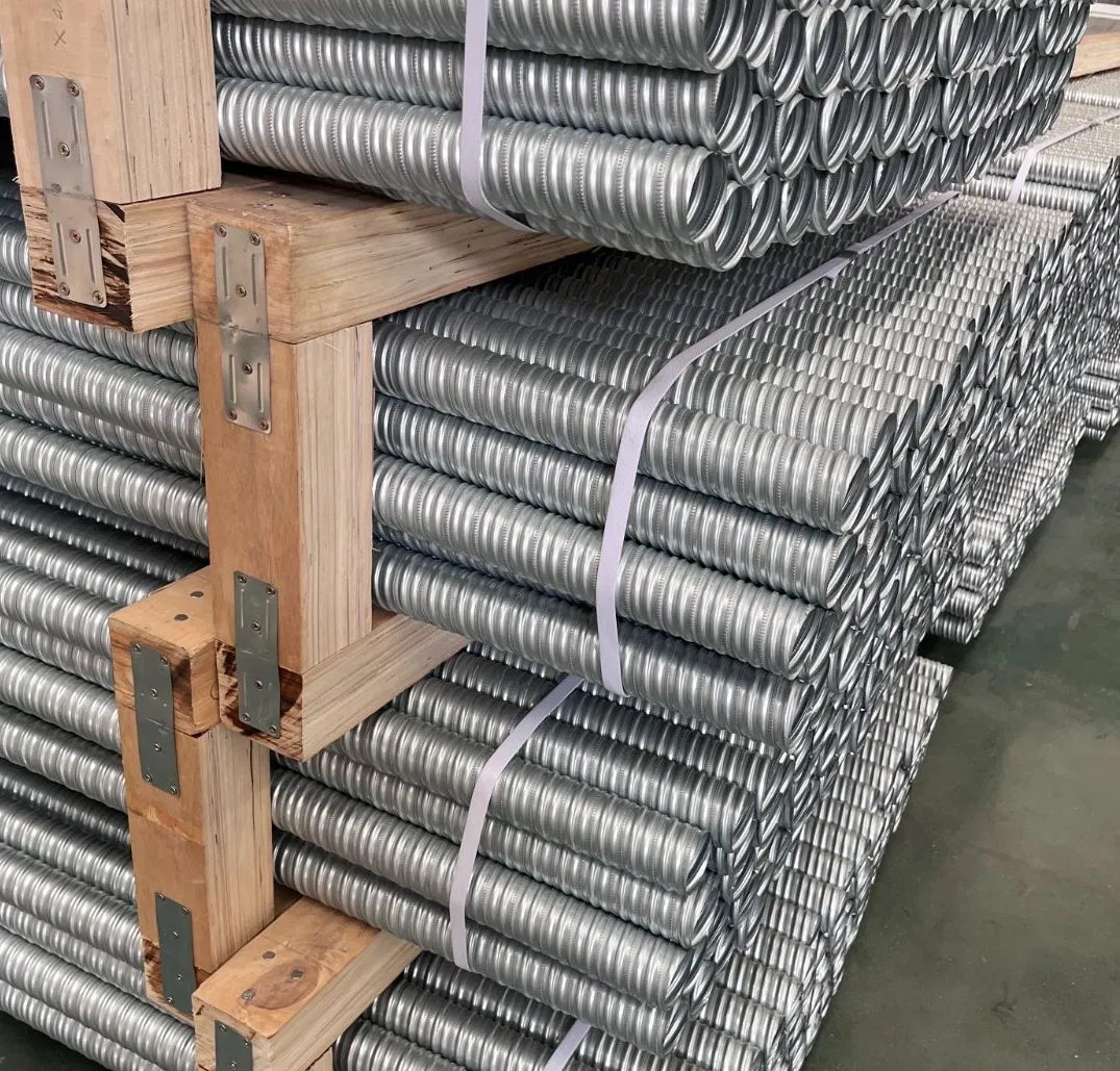 Metal Post Tensioning Galvanized Corrugated Duct for PC Strand 70mm