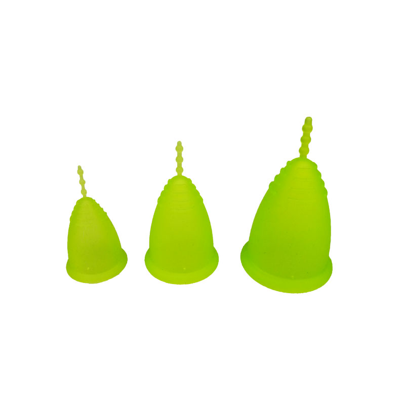 Lady Girl No Spill Organic Silicone Period Cup Collapsible Silicone Menstrual Cup