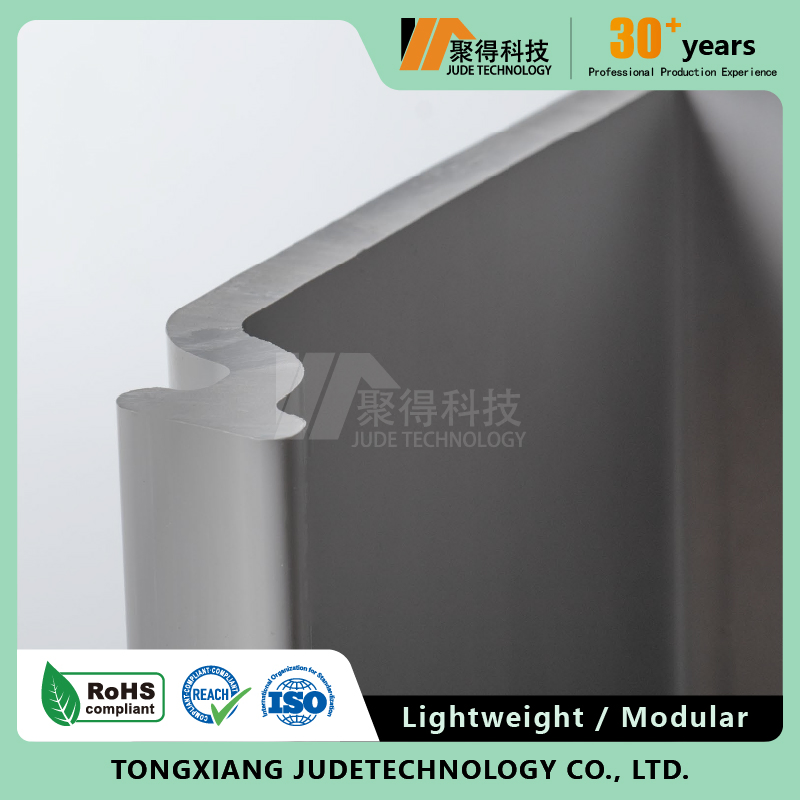 Ju De Marine Seawall Vinyl Plastic Sheet Piling Manufacturer Factory