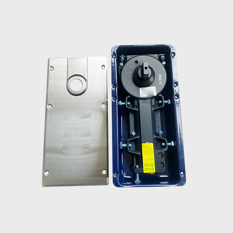 Steel Material Concealed Hidden Frameless Glass Door Floor Spring Patch Fitting Manufacturer in China