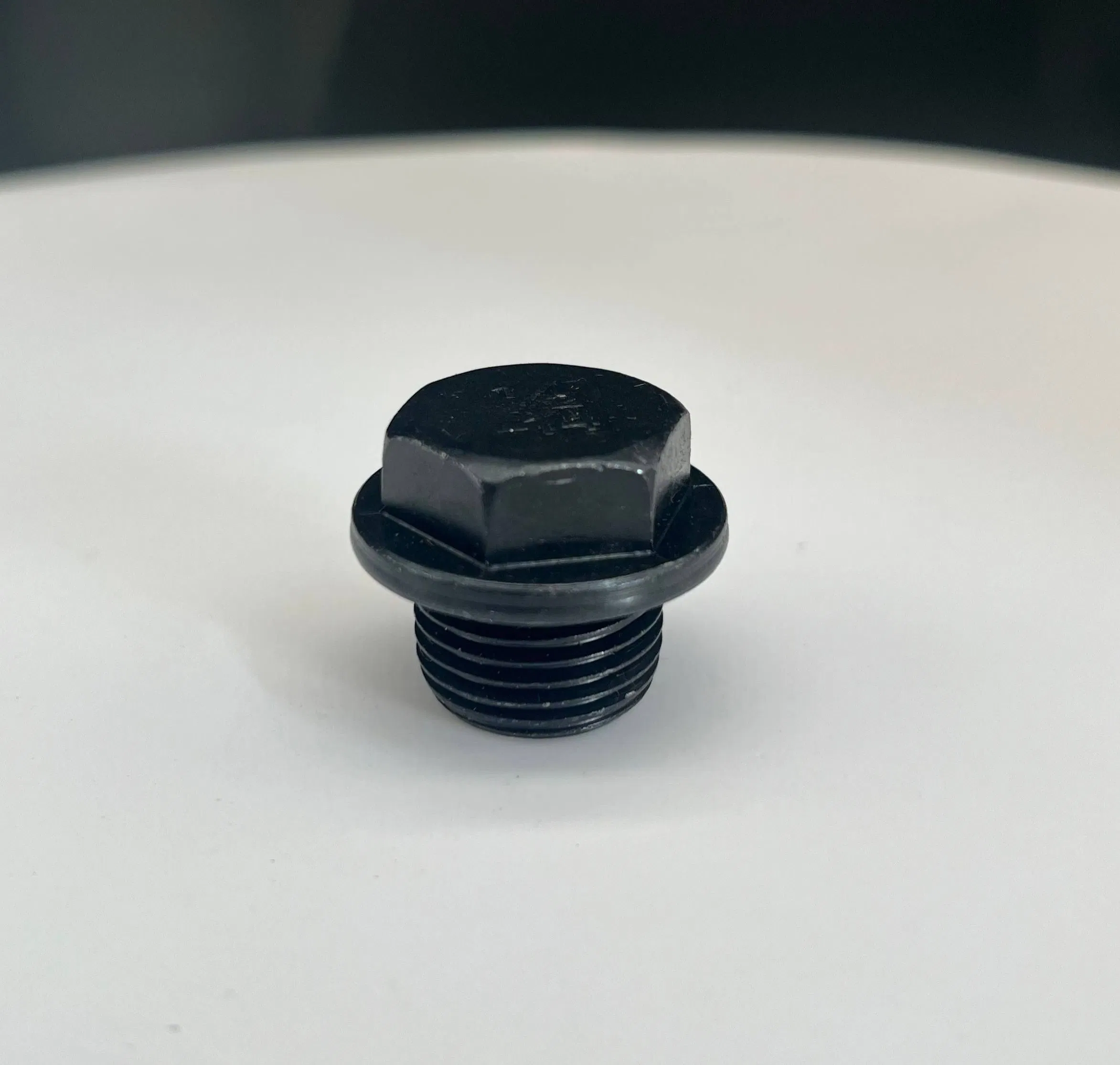 DIN 910 Black Oxide A3 Steel Hex Socket Straight External Thread Plug