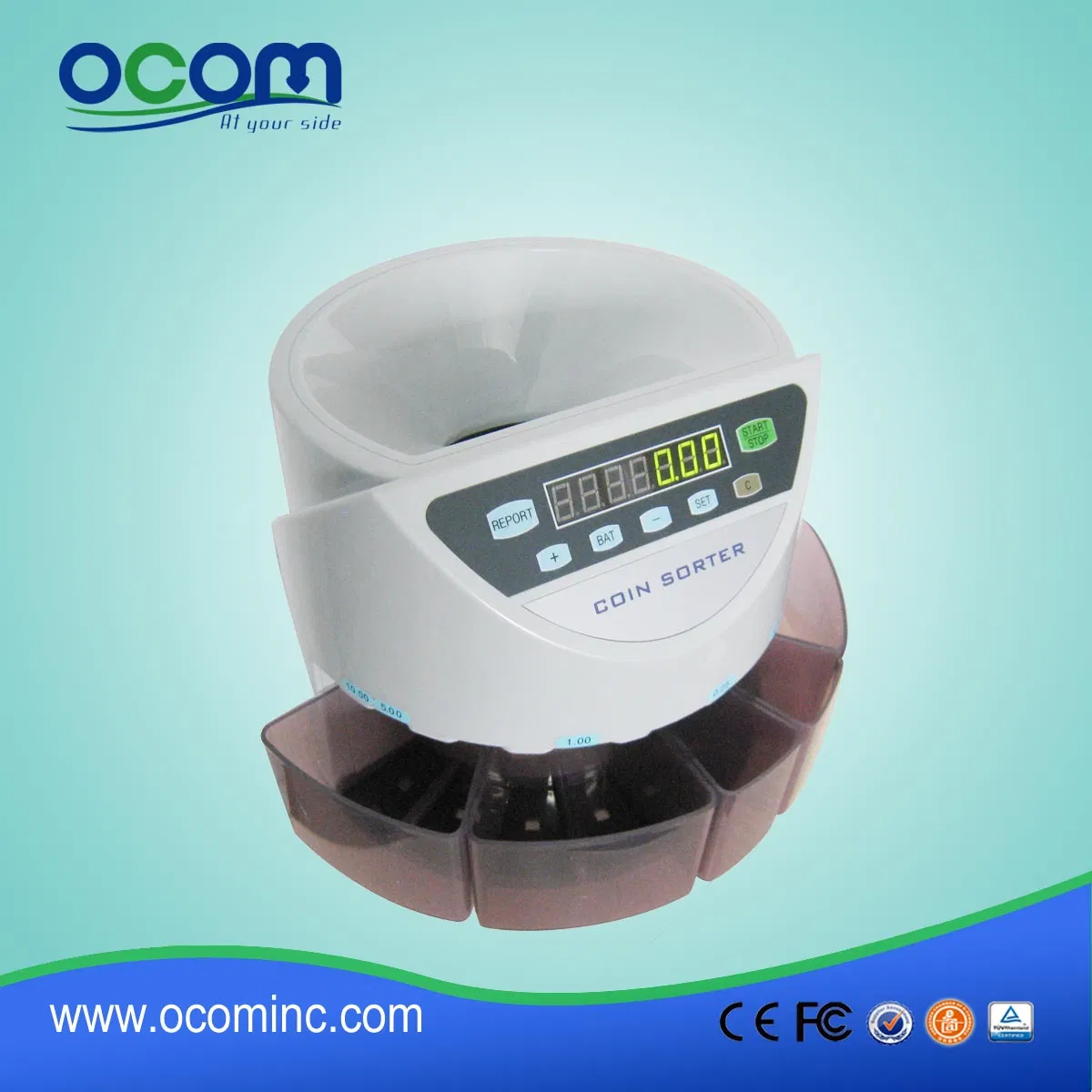 CS900 Plastic Coin Counter Sorter Machine for Israel Colombia Mexico Currency