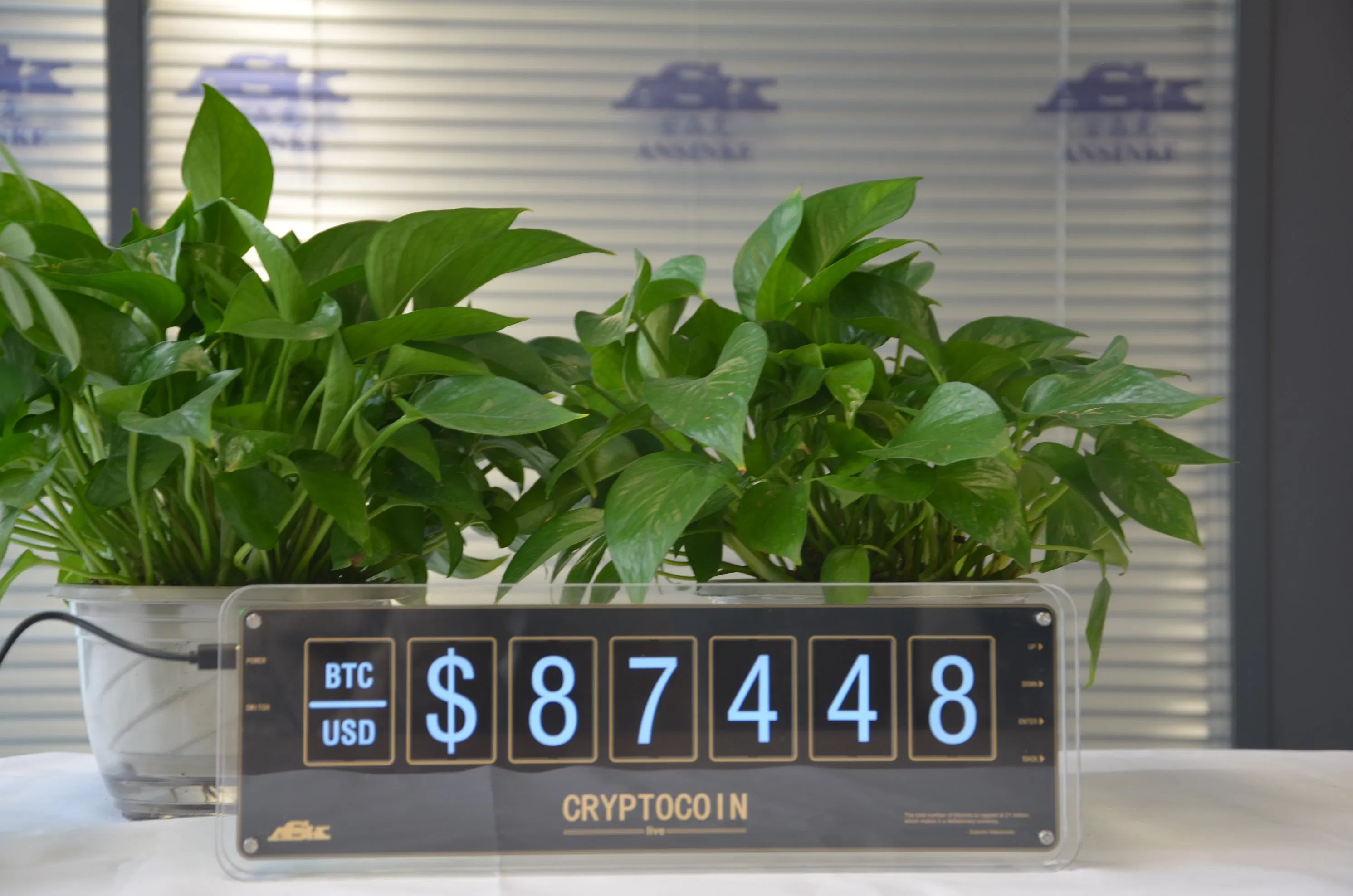 Xxx Video Customized Cryptocurrency Desk TFT Display Bitcoin Data Refreshed Every Minute Real-Time Display Machine Mini PC Monitor