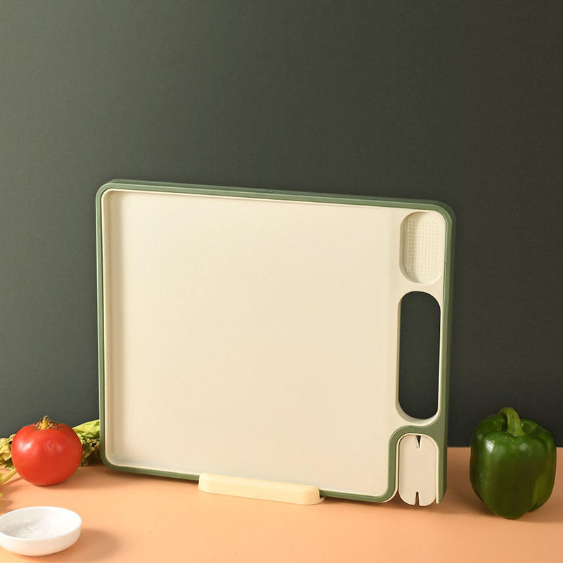 Multifunctional Household Kitchen Plastic Cutting Board with Knife Sharpener