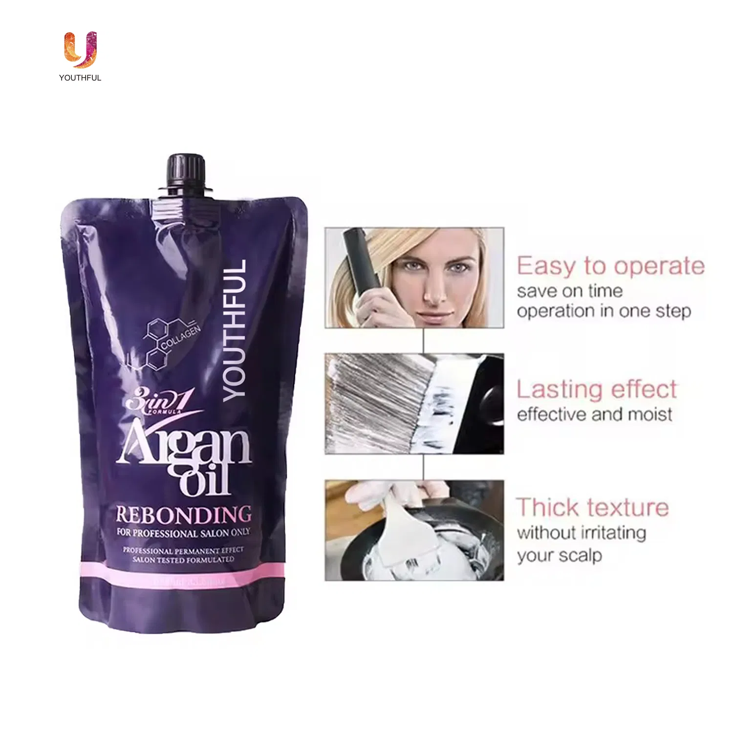 Wholesale Professional Salon Use Hair Straightening Cream