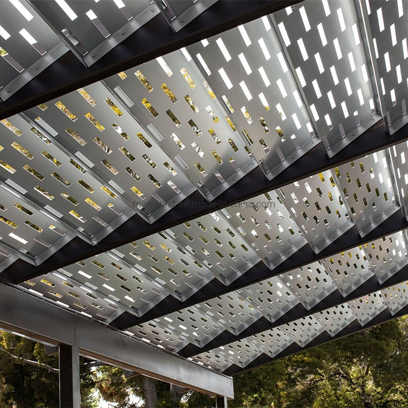 Popular Commercial Building Project Aluminum Outdoor Facade Laser Cutting Panel