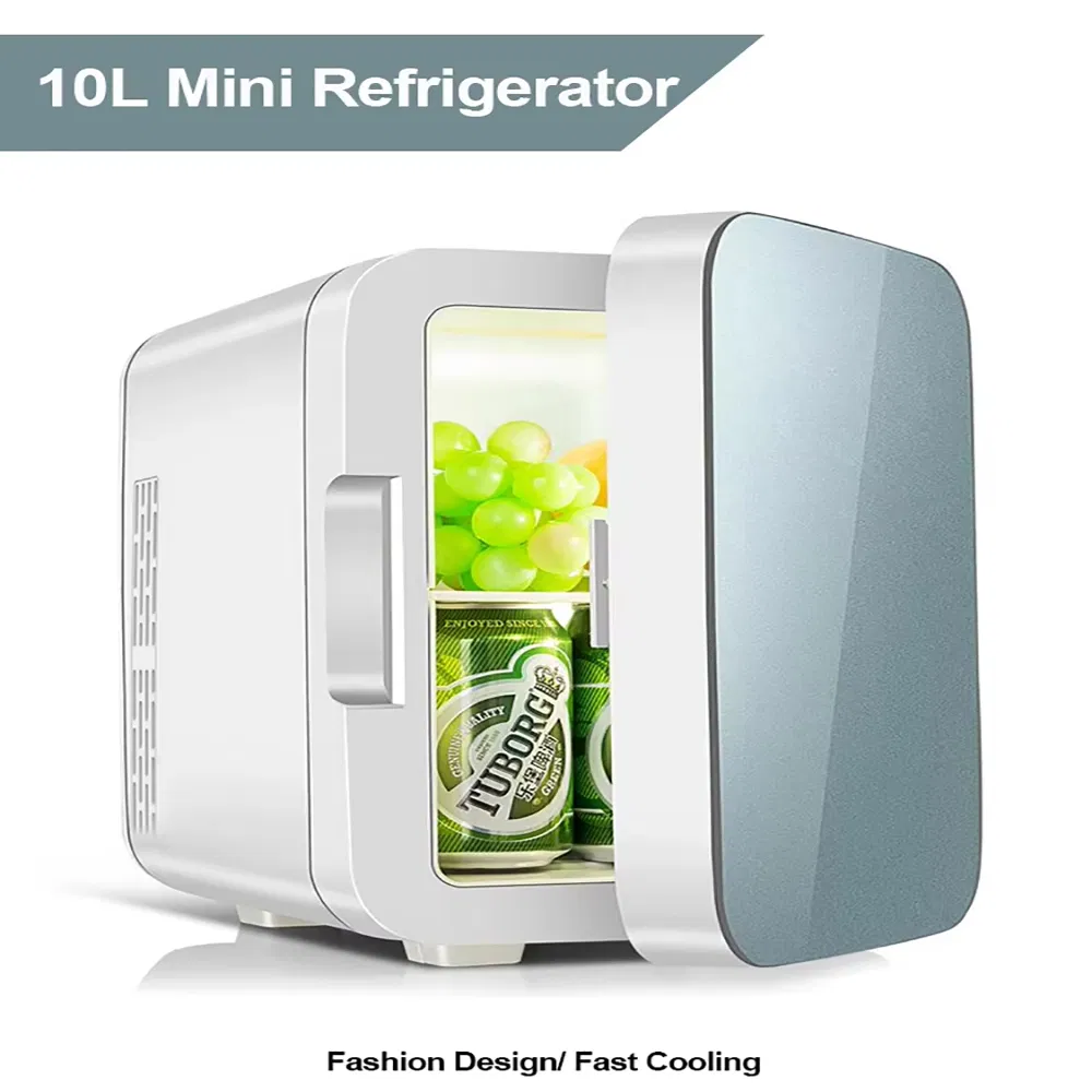Wholesale Noiselesscooling and Heating Functions Drink Cosmetics Fruits Mini Car Fridge