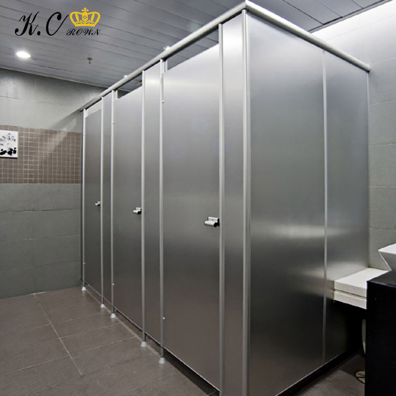 Environmentally Friendly Decorative High-Pressure Laminate Sheet Airport Washroom Toilet Cubicle Partitions