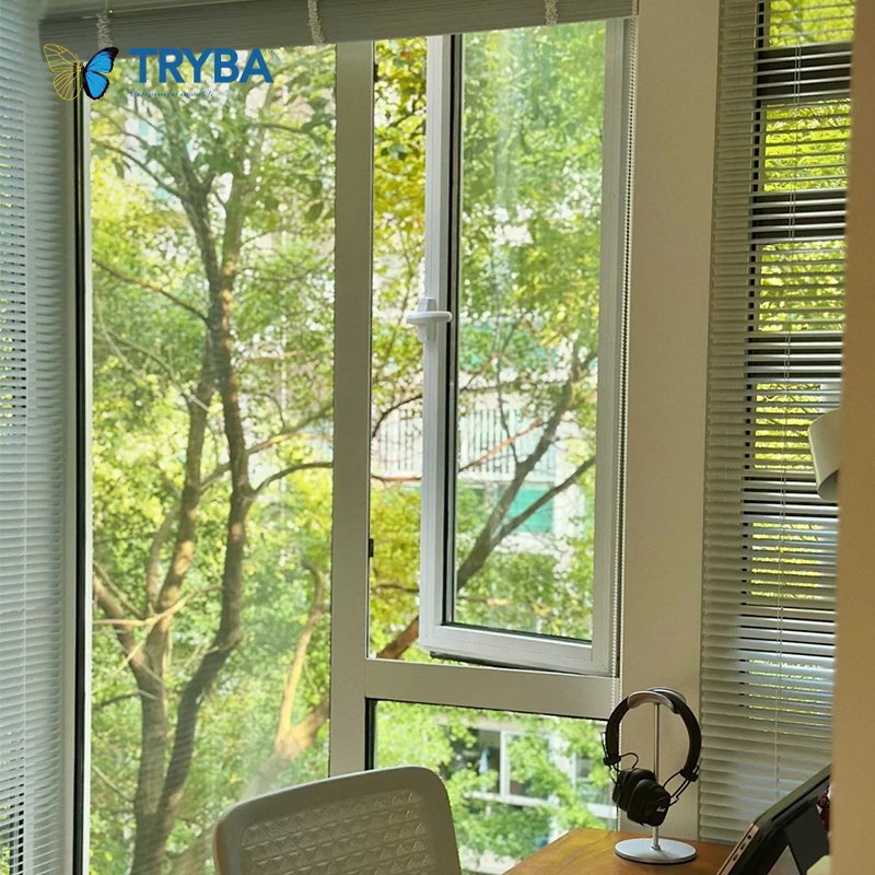 Energy-Saving Low U-Value UPVC Casement Window for Cold Climates