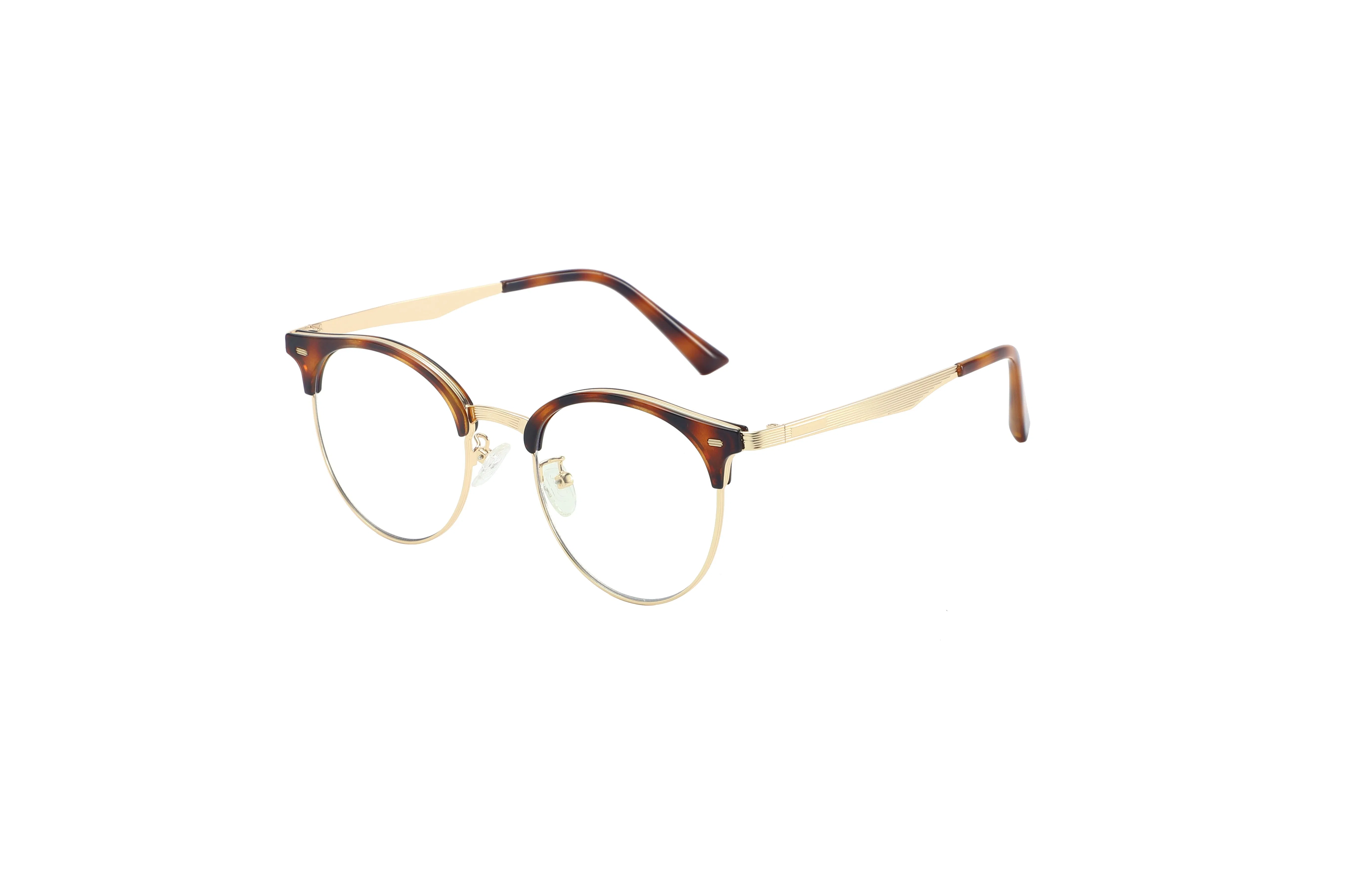 New Factory Customized High-Quality Black Metal Men Classic Retro Fashion Hot Selling Optical Frames