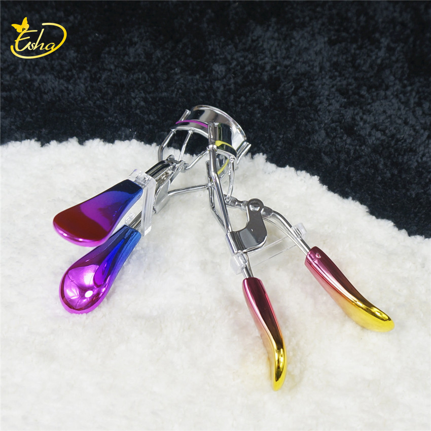 Portable Long-Lasting Styling Eye Lash Curler Wholesale Stainless Steel Makeup Metal Eyelash Curler