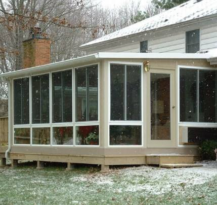 Quality Modular Prefab Greenhouse Glass House Aluminum Outdoor Winter Garden Sunroom