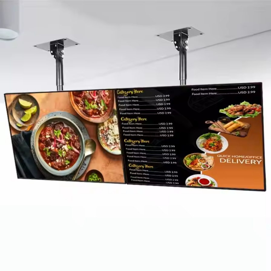 Restaurant Ultra Slim Advertising Display Menu Board LED Light Box Cafe Menu Light Boxes