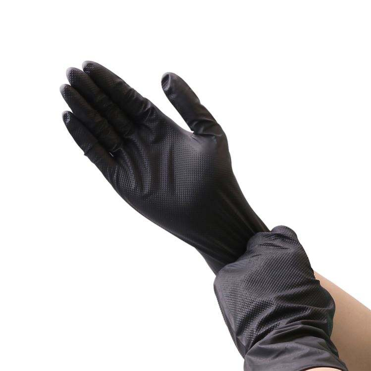 Wholesale Disposable Nitrile Wholesale Latex Vinyl Safety Examination Protective PVC Rubber Embossed Gloves