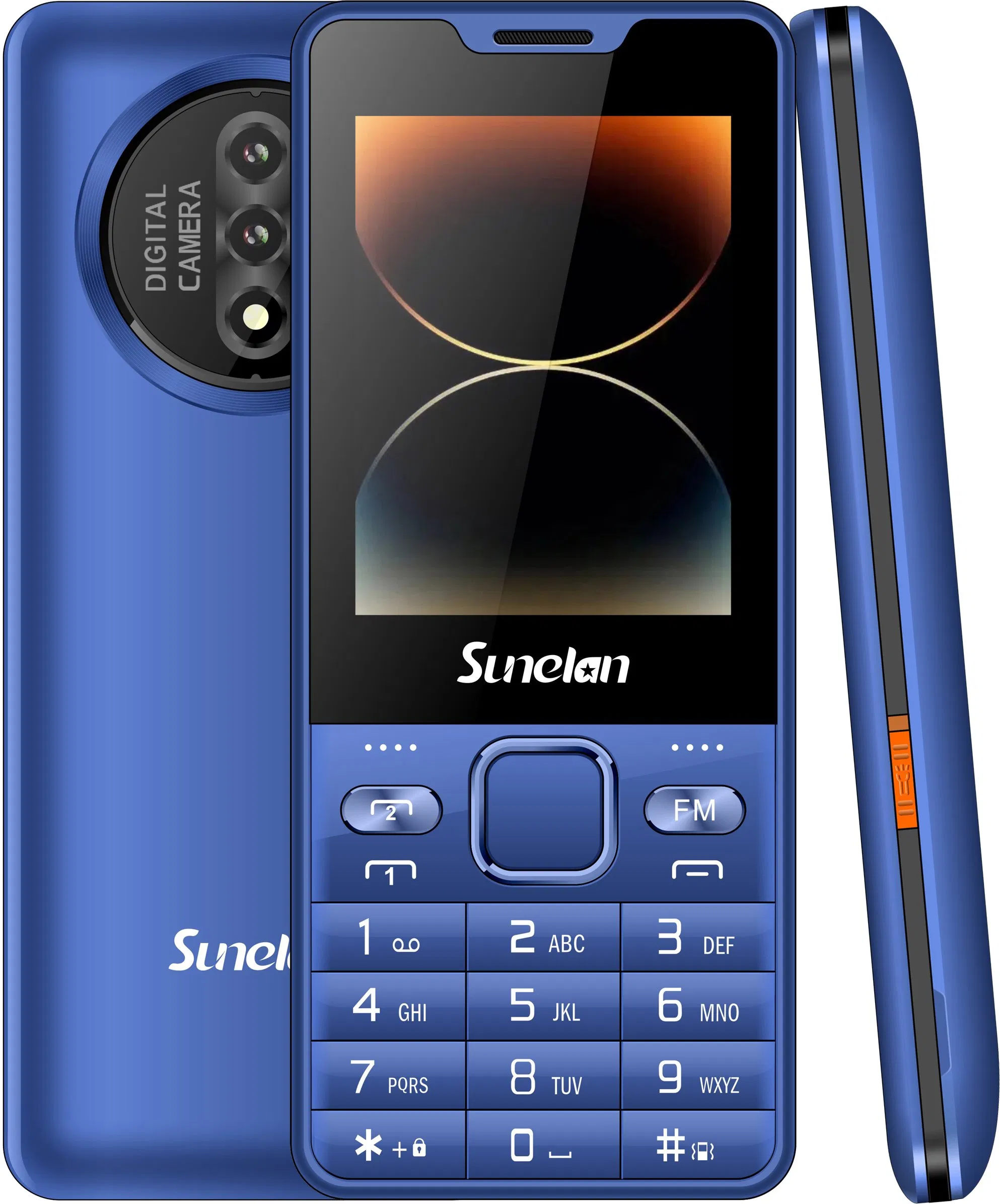 Кнопочный телефон Sunelan Miracle 50 с двумя SIM и мощным аккумулятором