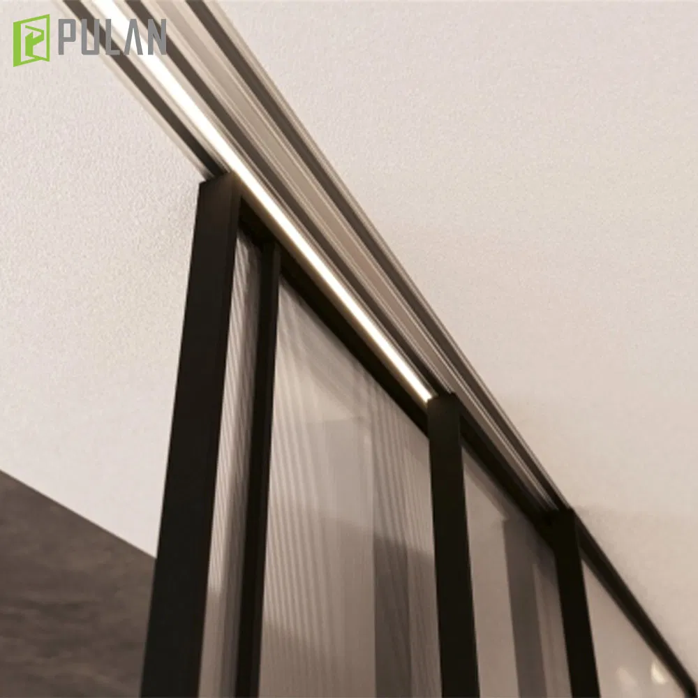 Interior Conference Room Automatic Durable Aluminum Frame Soundproof Glass Sliding Door