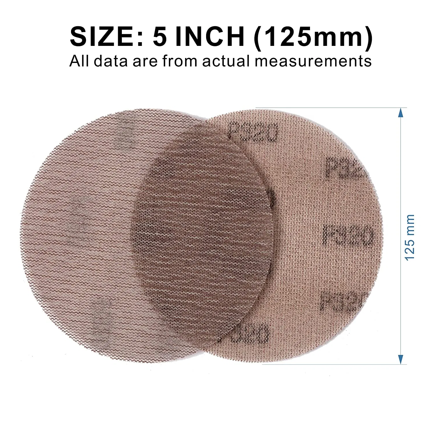 Шлифовальные диски 150 мм без пыли для авто