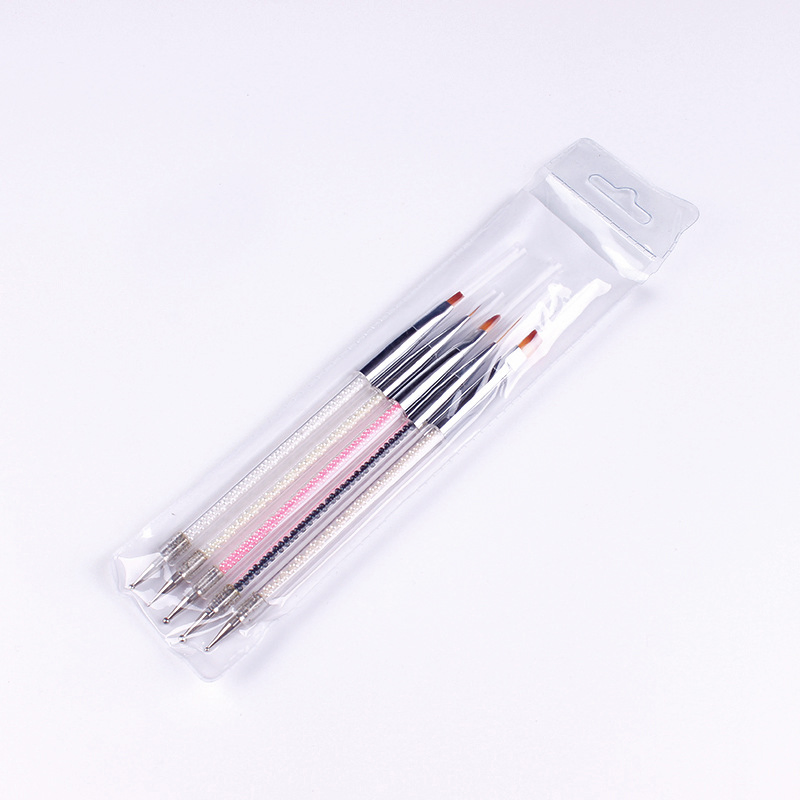 Factory Sell Needle Brush Combination Set Acrylic Nail Art Brush