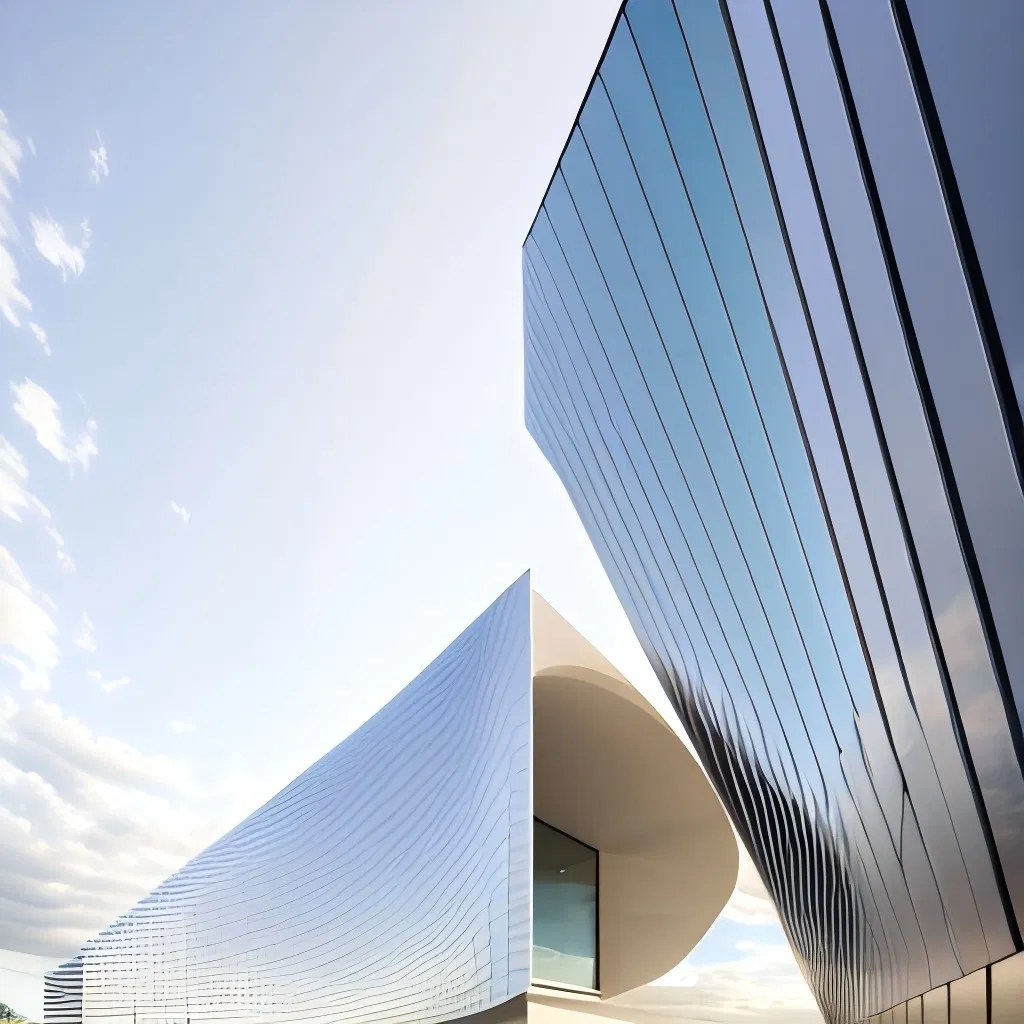 Premium PVDF Coated Aluminum Curtain Wall for Modern Architecture